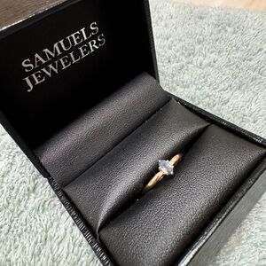 10K Gold Topaz Ring